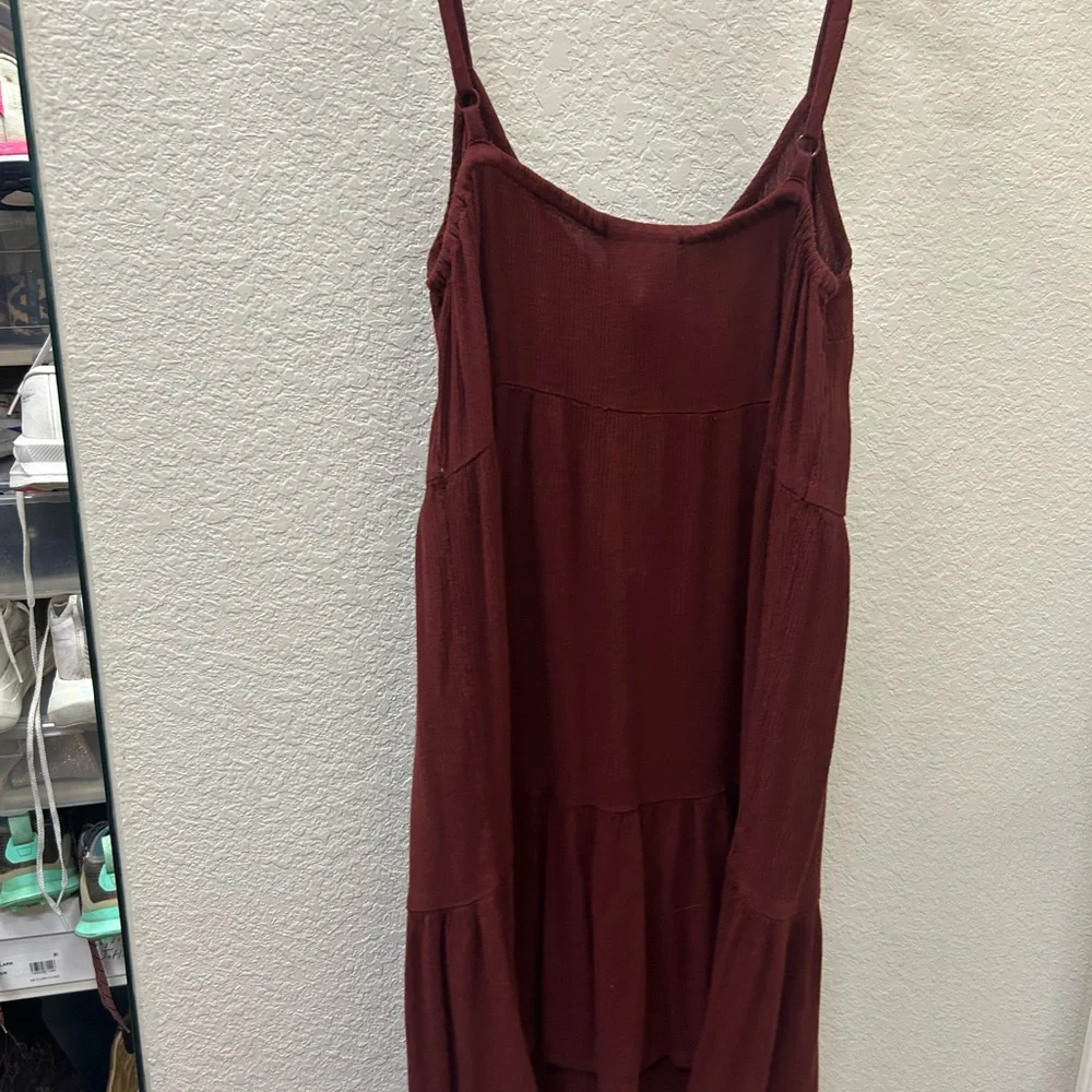 Maroon babydoll dress‎ Y2K Backyard BBQ - Picture 4 of 4